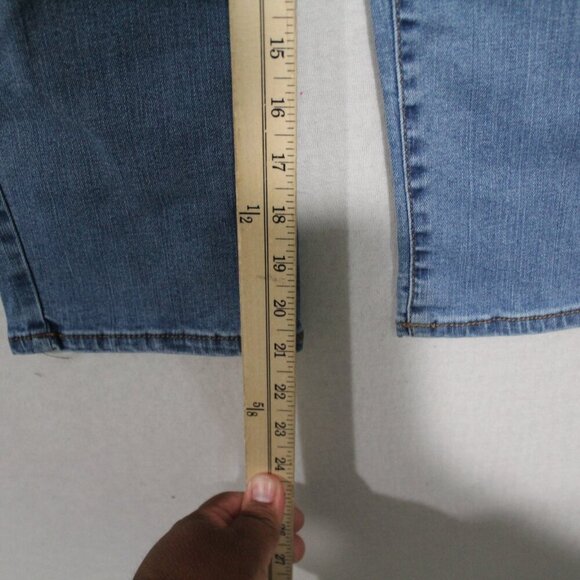 Sonoma Life Style Women Blue Jeans Capri Mid Rise Size 4 - Picture 3 of 9